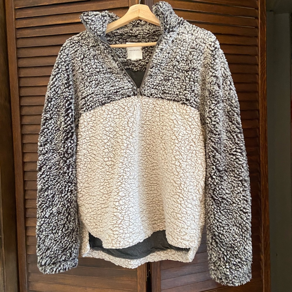 Thread & Supply Sherpa Quarter-Zip Pullover